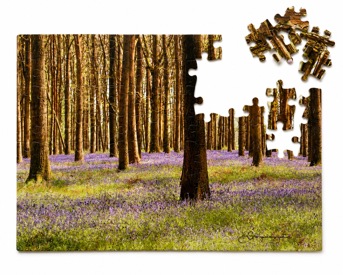 Bluebells Forest Puzzle – Woodland Nature Jigsaw