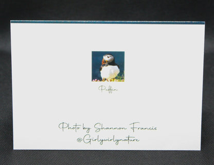 Puffin Greetings Card - Scotland wildlife photography