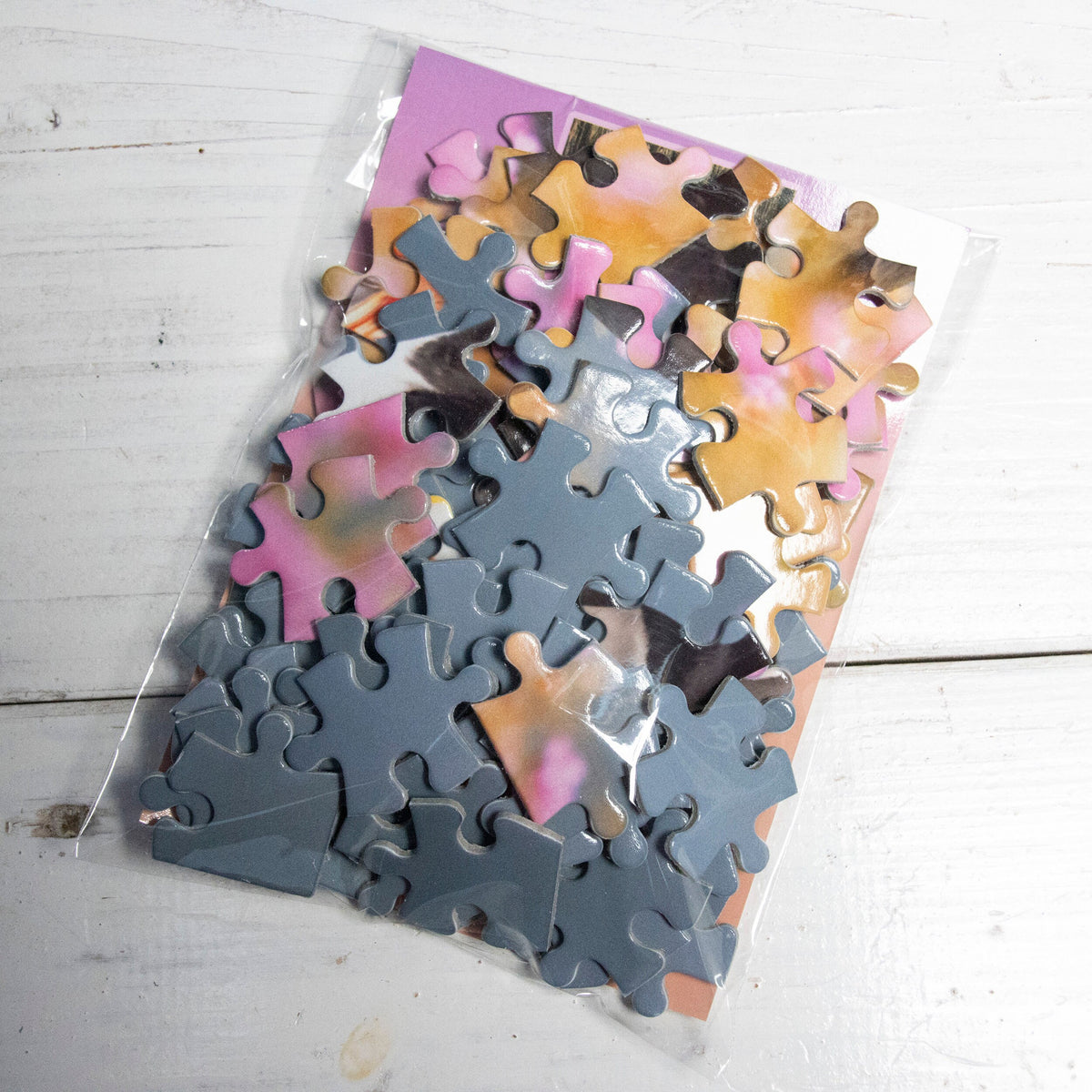 Puffin Photo Puzzle - Sea Pinks wildlife photography jigsaw