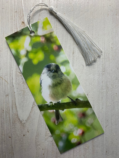 Long-Tailed Tit Bookmark - UK wildlife photography