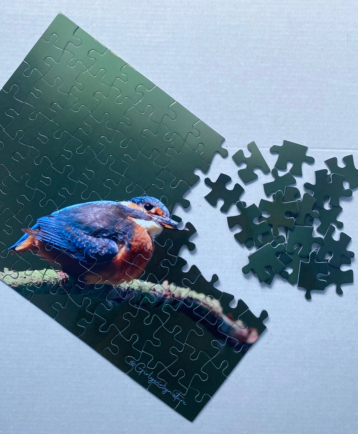 Kingfisher Photo Puzzle - UK wildlife photography jigsaw