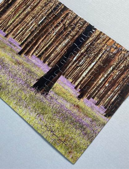 Bluebells Forest Puzzle - UK woodland photography jigsaw