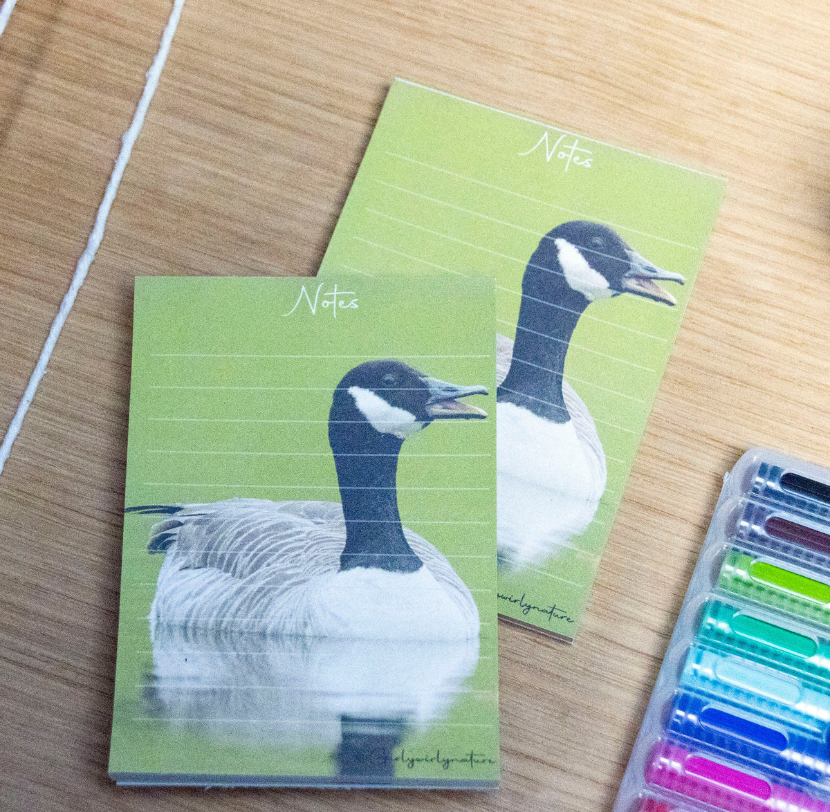 Canada Goose Pocket Notepad - British wildlife stationery