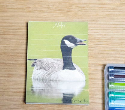 Canada Goose Pocket Notepad - British wildlife stationery