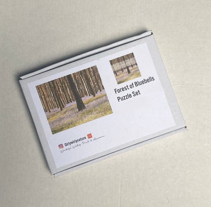 Bluebells Forest Puzzle - UK woodland photography jigsaw