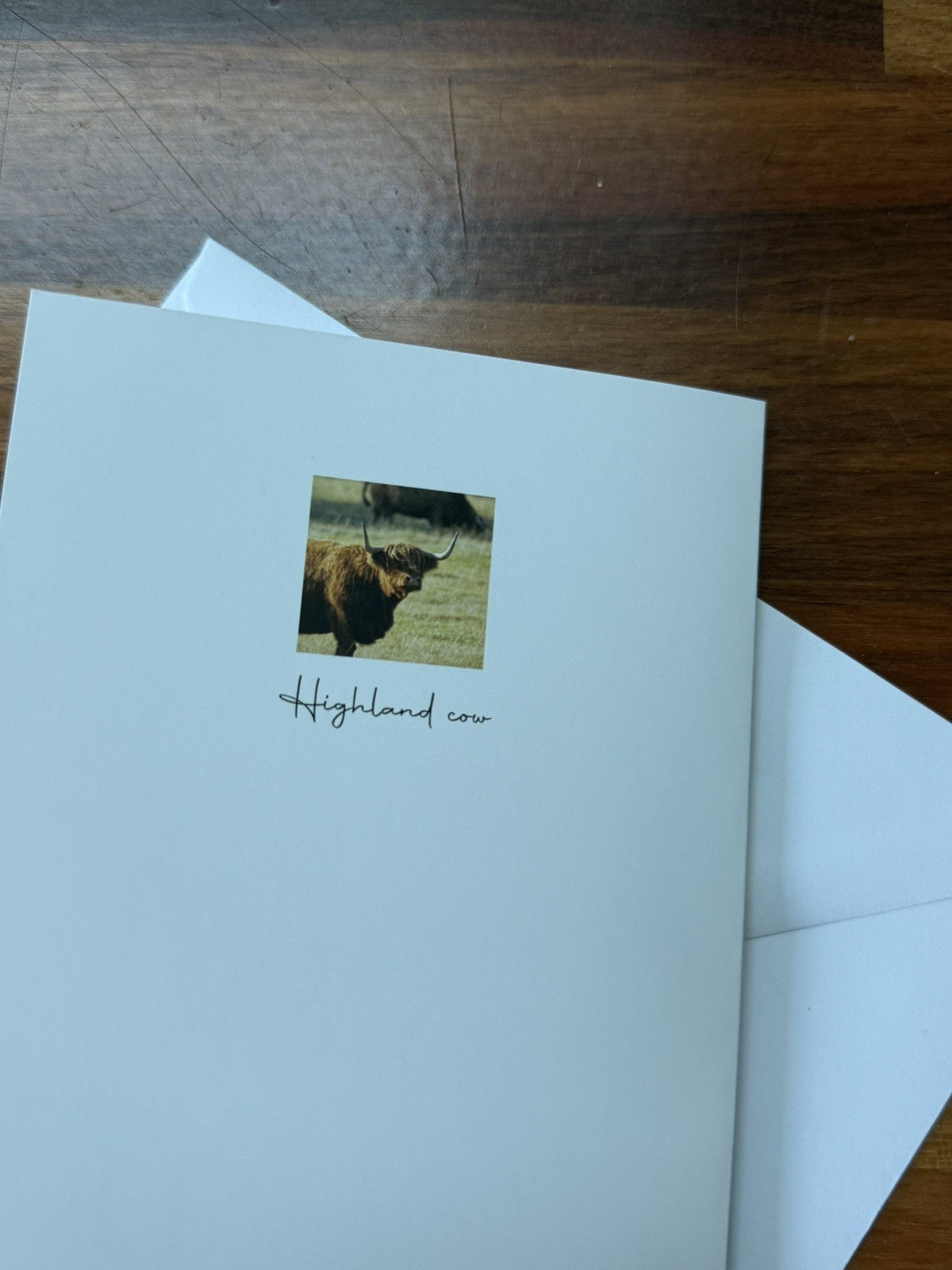 Highland Cow Gift Bundle - card and keyring set