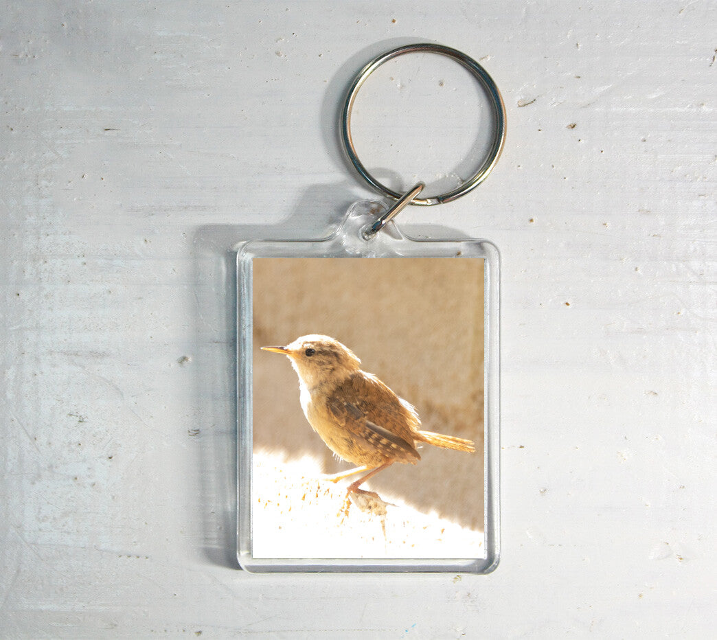 Wren Keyring - British wildlife photography